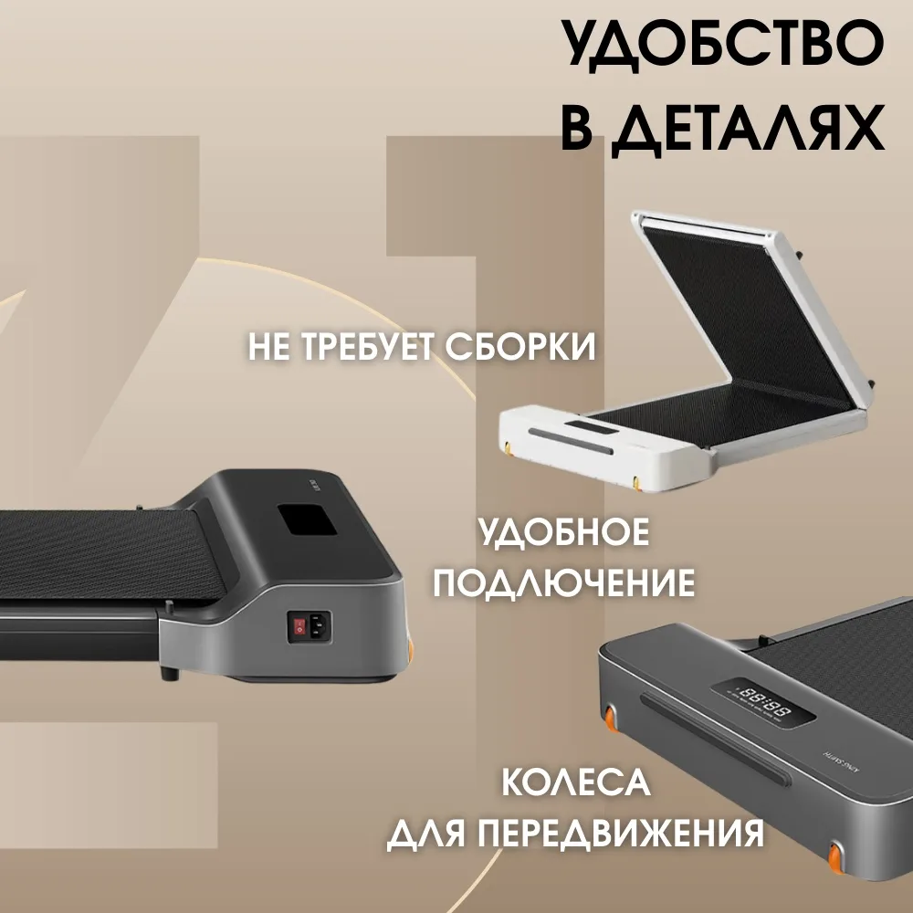 Беговая дорожка KINGSMITH WalkingPad Z1F WP400F4 Белый