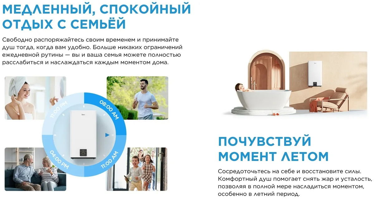 Водонагреватель Midea MWH50-20MD6(CIS)W