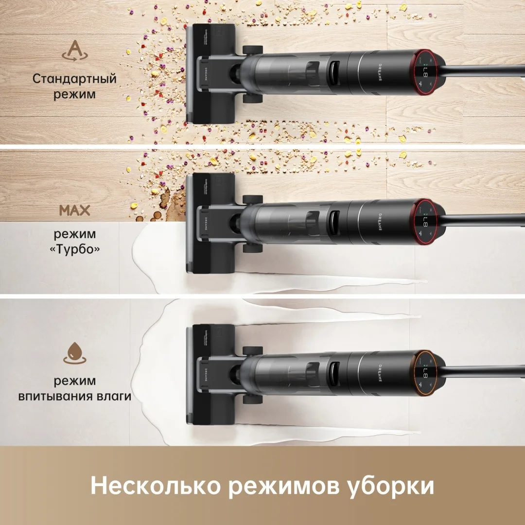 Беспроводной ручной пылесос Dreame H12S Серый