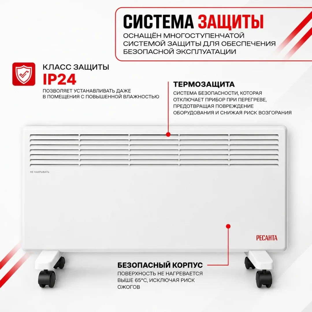 Обогреватель конвекторный Ресанта ОК-2500