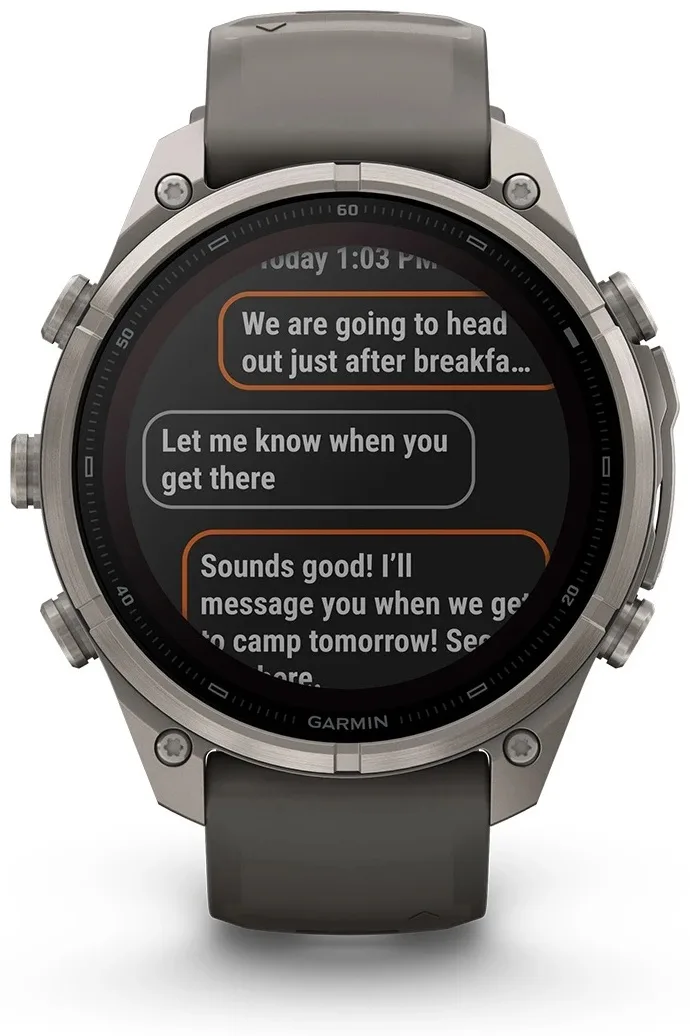 Смарт-часы Garmin Fenix 9 Pro 47 мм серебристый-серый (04338-01)