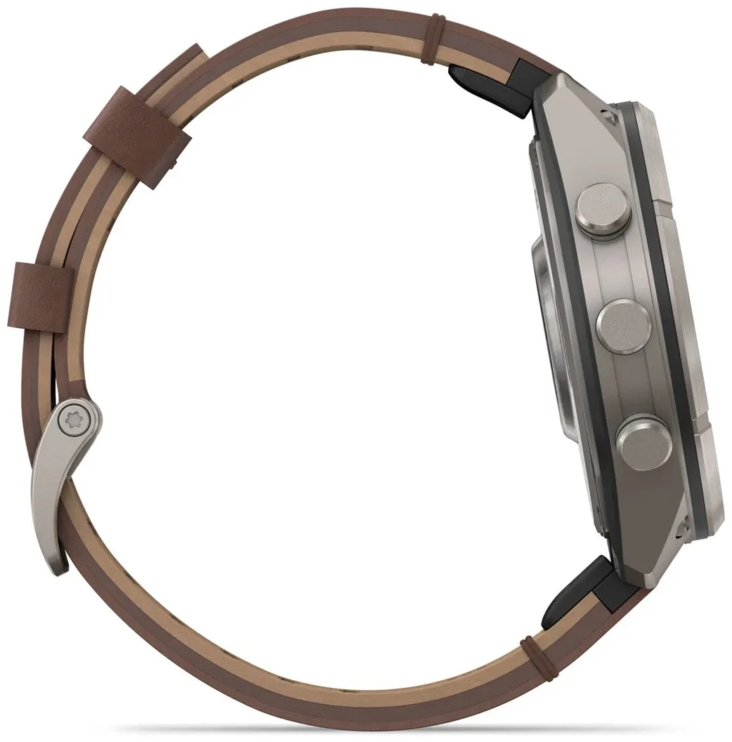 Смарт-часы Garmin Fenix 9 Pro 47 мм серебристый-коричневый (04336-41)