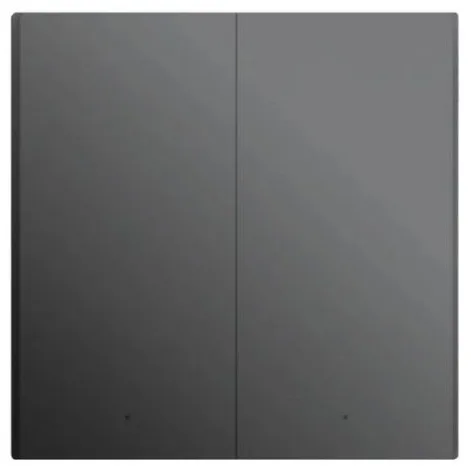 Выключатель беспроводной двухклавишный AQARA H1 Gray WRS-R02