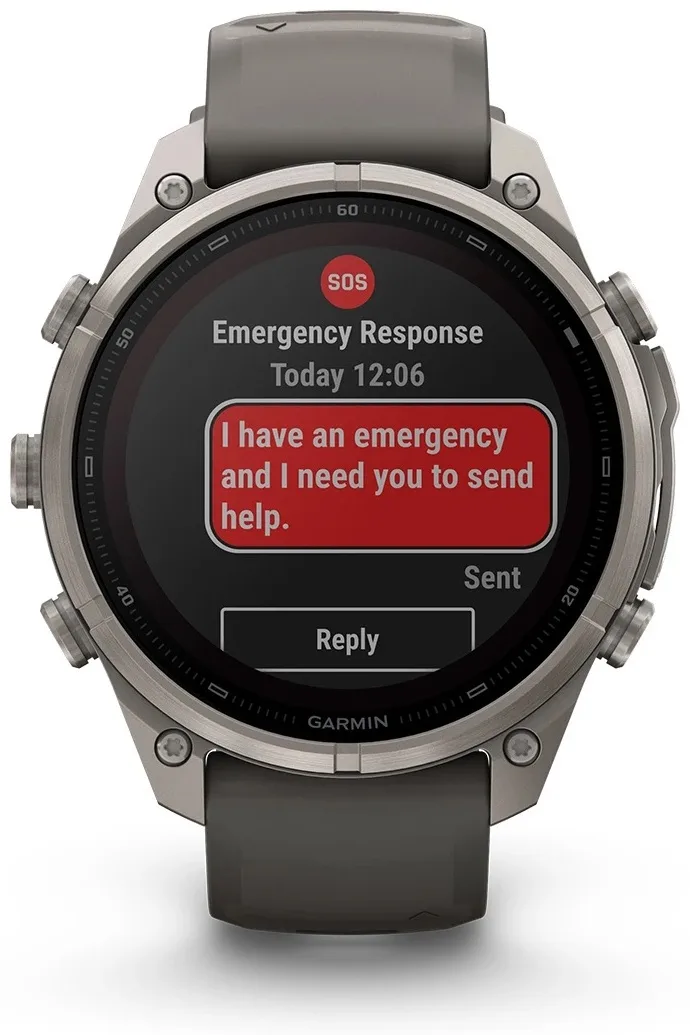 Смарт-часы Garmin Fenix 9 Pro 47 мм серебристый-серый (04338-01)