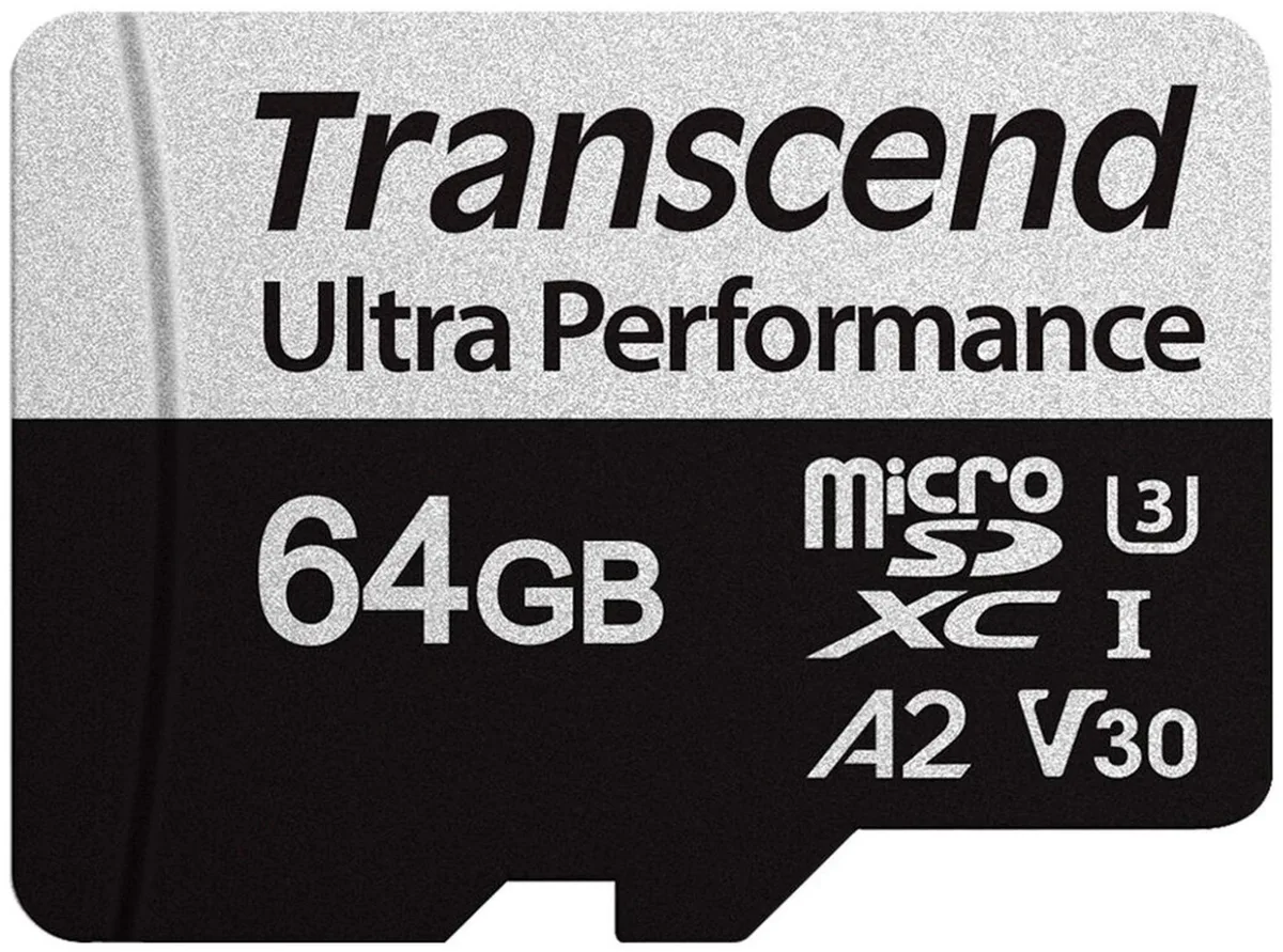 Карта памяти Transcend MicroSD 64GB Class 10 U3 TS64GUSD340S