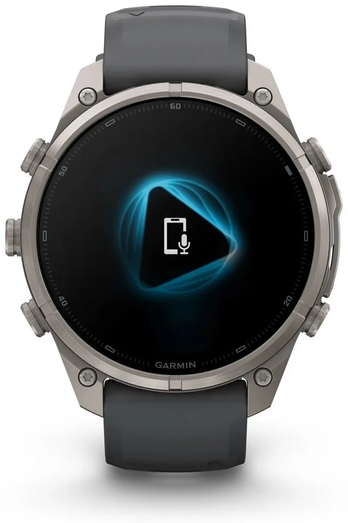 Смарт-часы Garmin Fenix 9 Pro 47 мм серебристый-серый (04336-26)