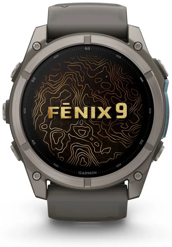 Смарт-часы Garmin Fenix 9 51 мм серебристый-серый (04763-01)