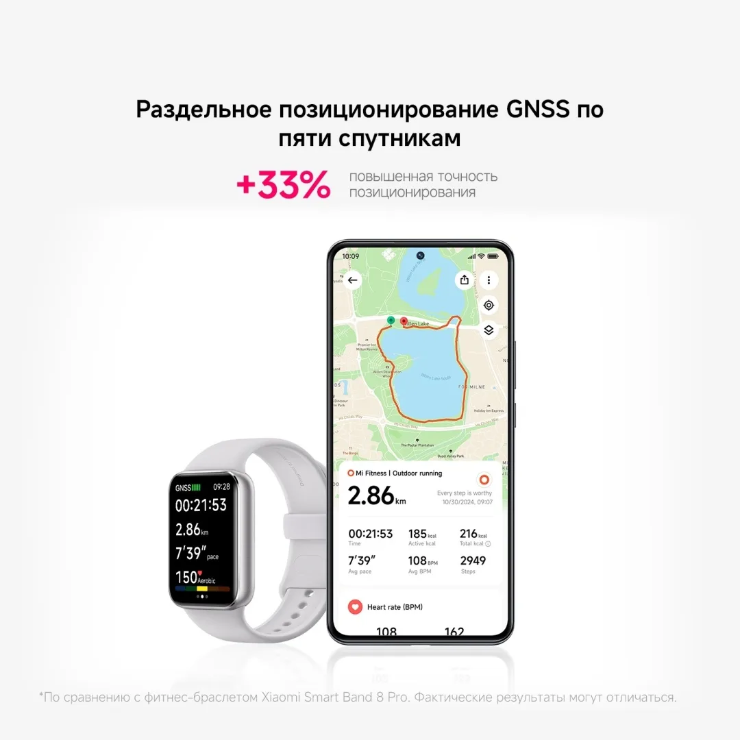 Фитнес-браслет Xiaomi Smart Band 9 Pro Obsidian Black