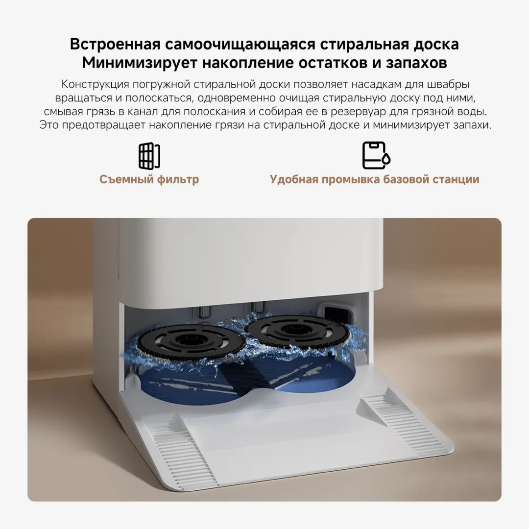 Робот-пылесос Xiaomi H50 Белый