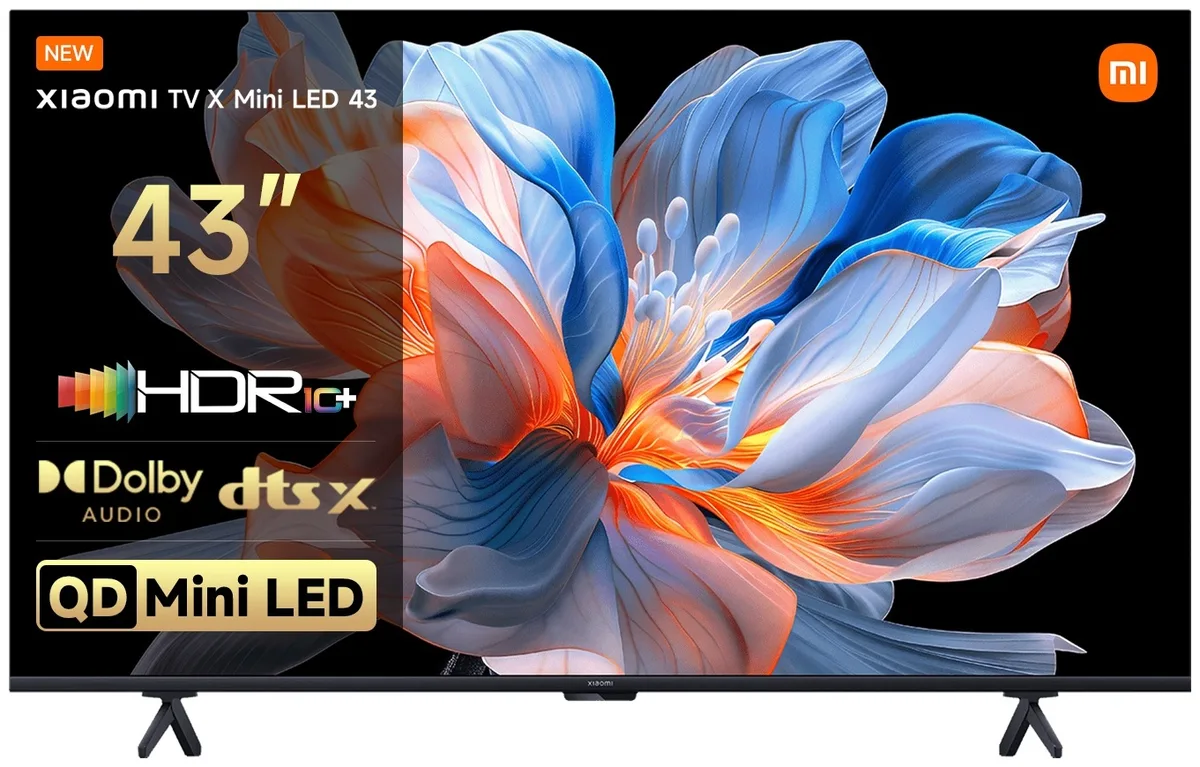 Телевизор Xiaomi X Mini LED 43 2026 L43MC-SMRU 109 см Черный