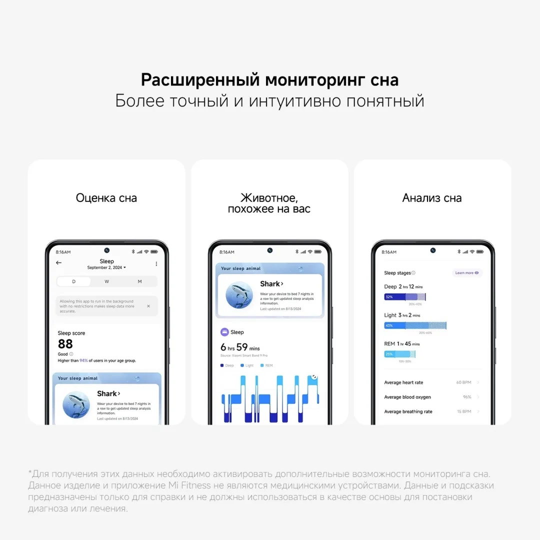 Фитнес-браслет Xiaomi Smart Band 9 Pro Obsidian Black