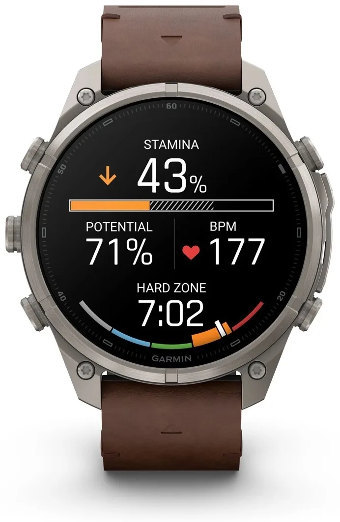 Смарт-часы Garmin Fenix 9 Pro 47 мм серебристый-коричневый (04336-41)