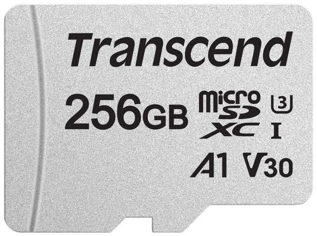 Карта памяти Transcend MicroSD 256GB Class 10 U3 TS256GUSD300S-A