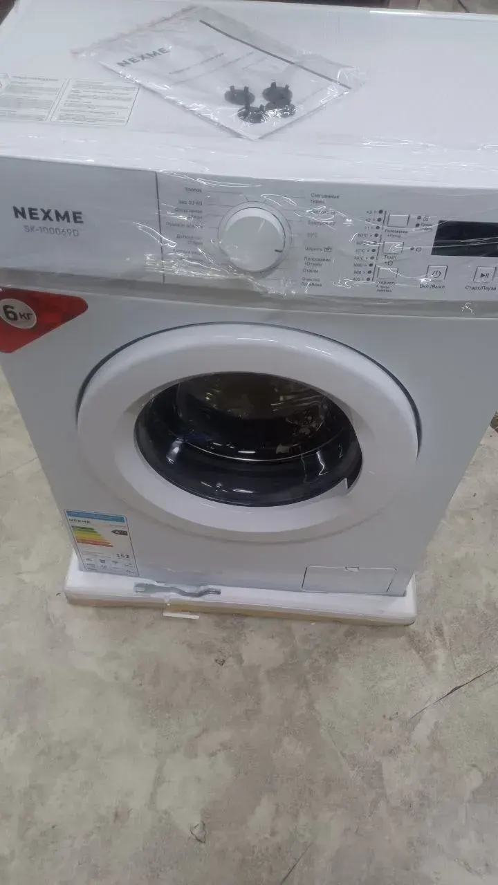 Стиральная машина NEXME SK-100069D Белый, Уценка — фото дефекта 3