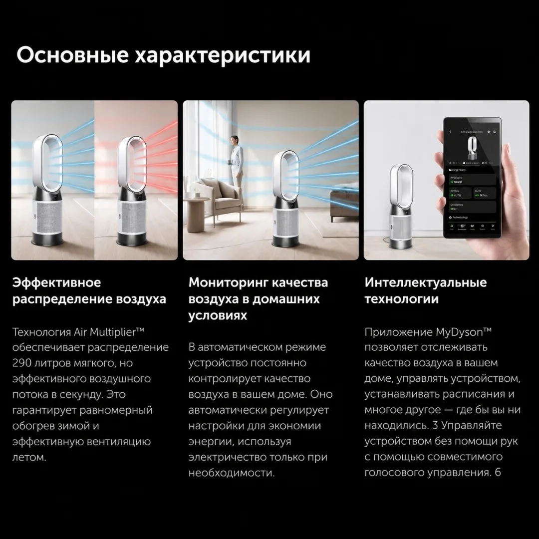 Очиститель воздуха Dyson HP11 Purifier Hot+Cool HP1 (544826-01)