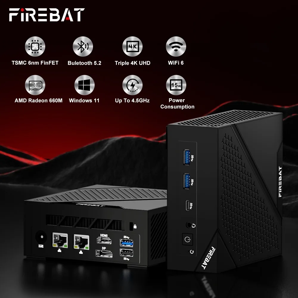 Мини ПК Firebat AM02-IG6616N8
