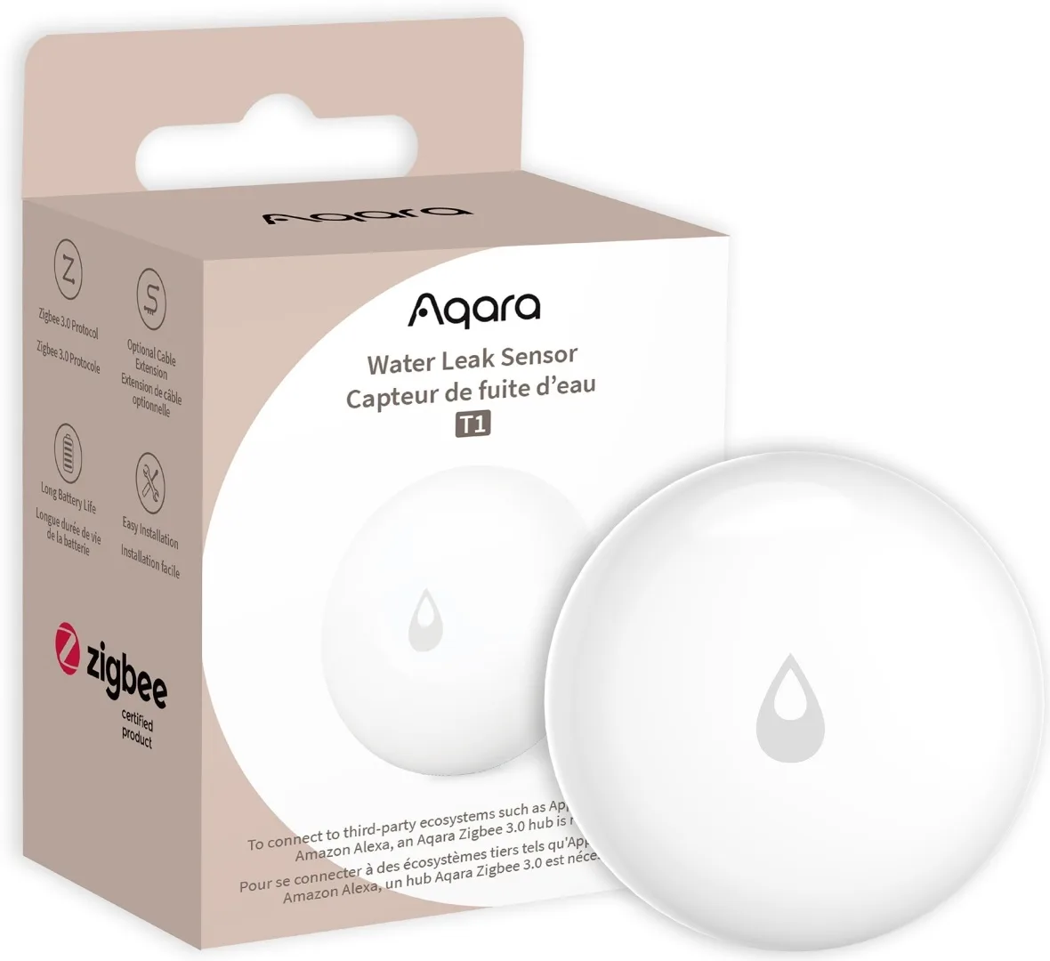 Датчик утечки воды Aqara T1 WL-S02D-White