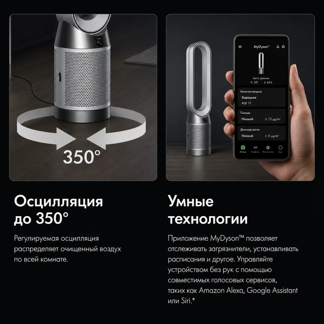 Очиститель воздуха Dyson TP11 Purifier Cool PC1 белый, серебристый (544901-01)