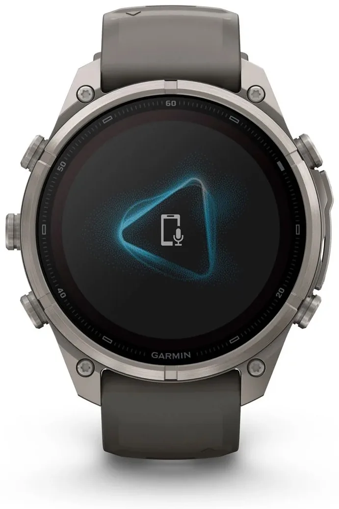Смарт-часы Garmin Fenix 9 Pro 47 мм серебристый-серый (04338-01)