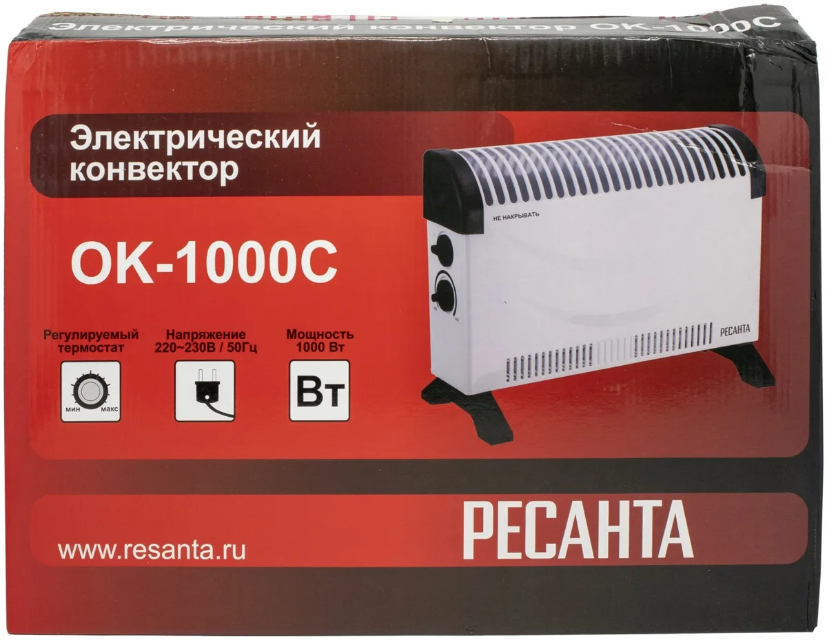 Обогреватель конвекторный Ресанта ОК-1000C