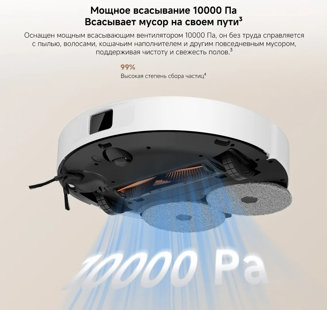 Робот-пылесос Xiaomi H50 Белый