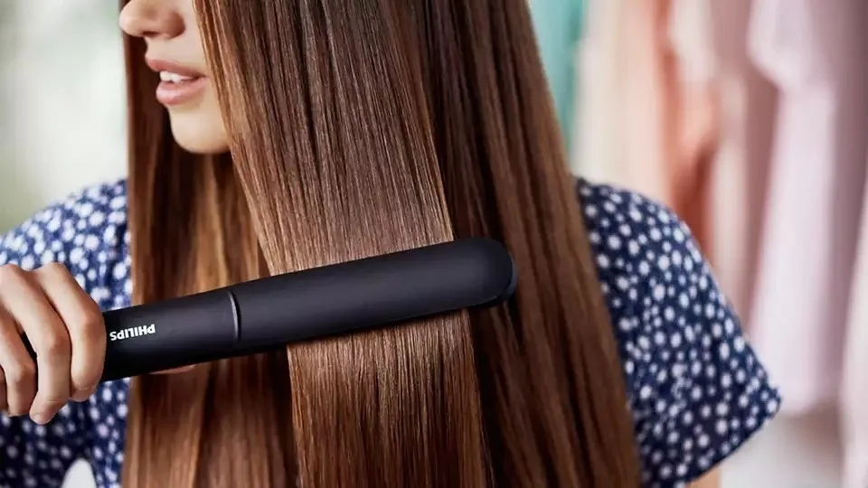 Утюжок Philips BHS 378/00 Черный/Розовый