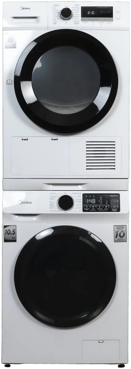 Стиральная машина Midea MFN11W105B/W-KZ (УТ-00005694) + подарок (УТ-00009024, УТ-00009029)
