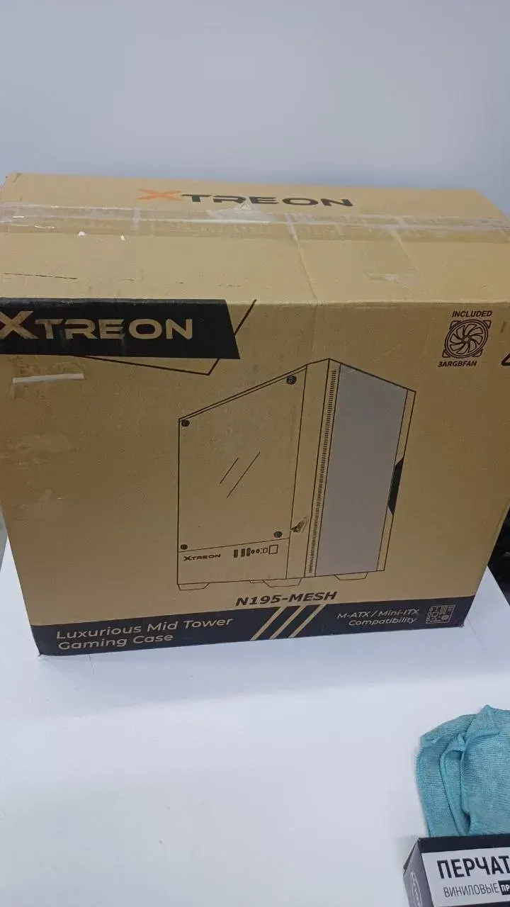 Компьютерный корпус XTREON N195 Mesh Черный, Уценка — фото дефекта 6