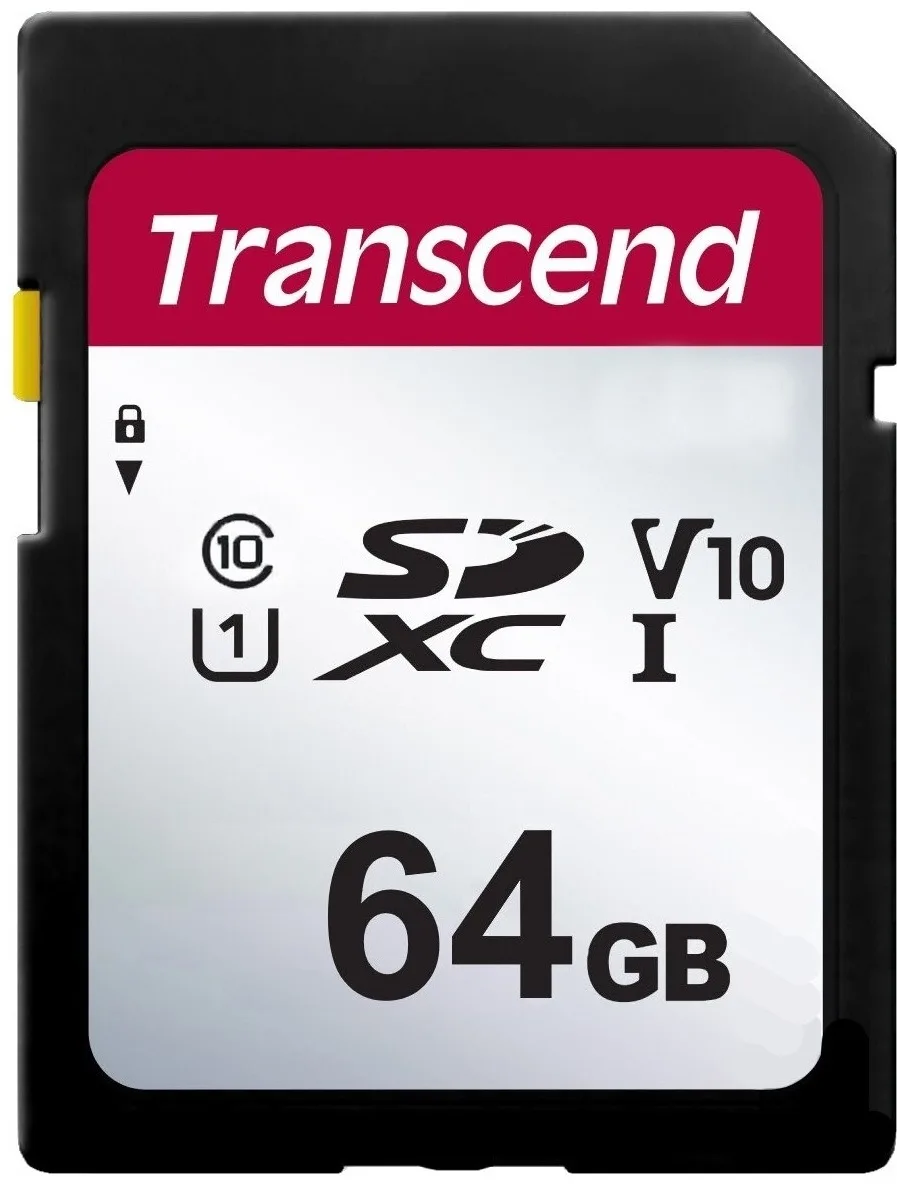 Карта памяти Transcend MicroSD 64GB Class 10 U3 TS64GSDC300S