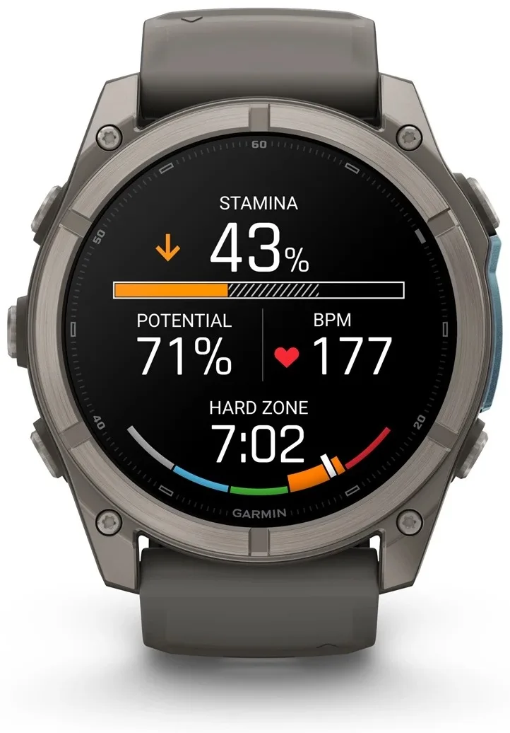 Смарт-часы Garmin Fenix 9 51 мм серебристый-серый (04763-01)