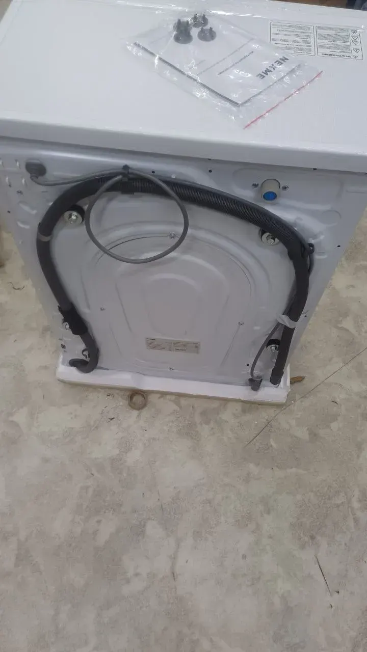Стиральная машина NEXME SK-100069D Белый, Уценка — фото дефекта 4