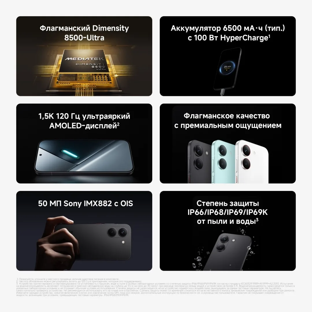 Смартфон Poco X8 Pro 8/256GB Black