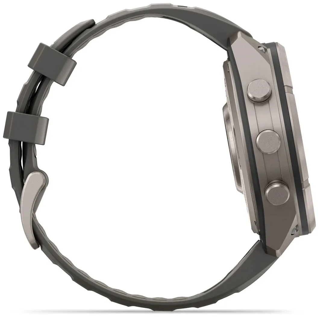 Смарт-часы Garmin Fenix 9 Pro 47 мм серебристый-серый (04338-01)
