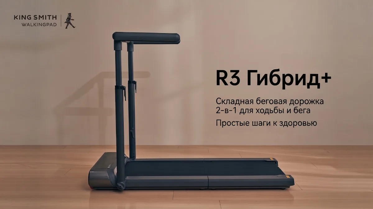 Беговая дорожка KINGSMITH Treadmill R3 Hybrid+ WP400Q42 Черный