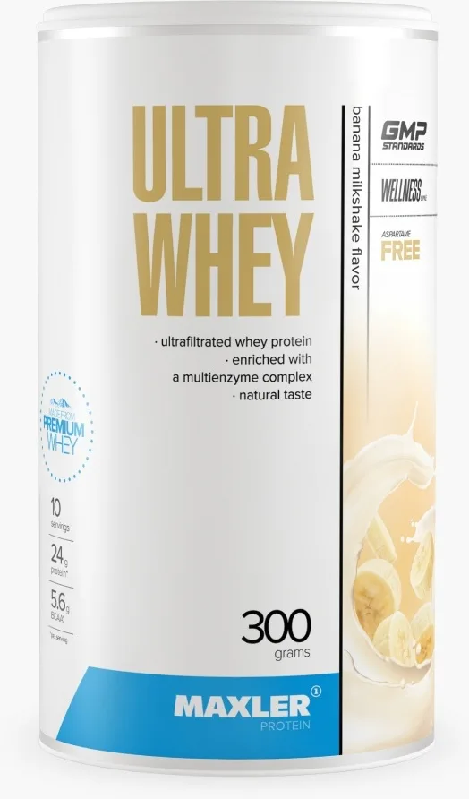 Протеин Maxler Ultra Whey Banana Milkshake 300г (4095)