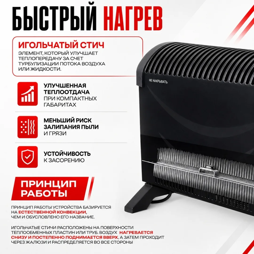 Обогреватель конвекторный Ресанта ОК-2000СЧ