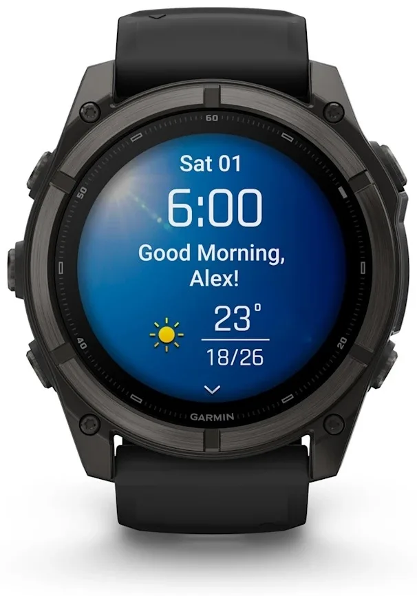 Смарт-часы Garmin Fenix 9 51 мм серый-черный (04763-11)