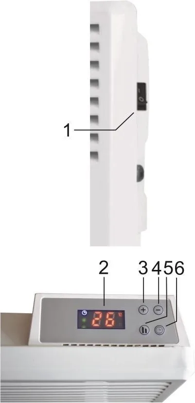 Обогреватель конвекторный Ресанта ОК-2000Е