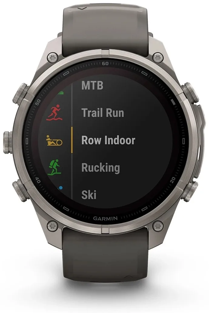 Смарт-часы Garmin Fenix 9 Pro 47 мм серебристый-серый (04338-01)