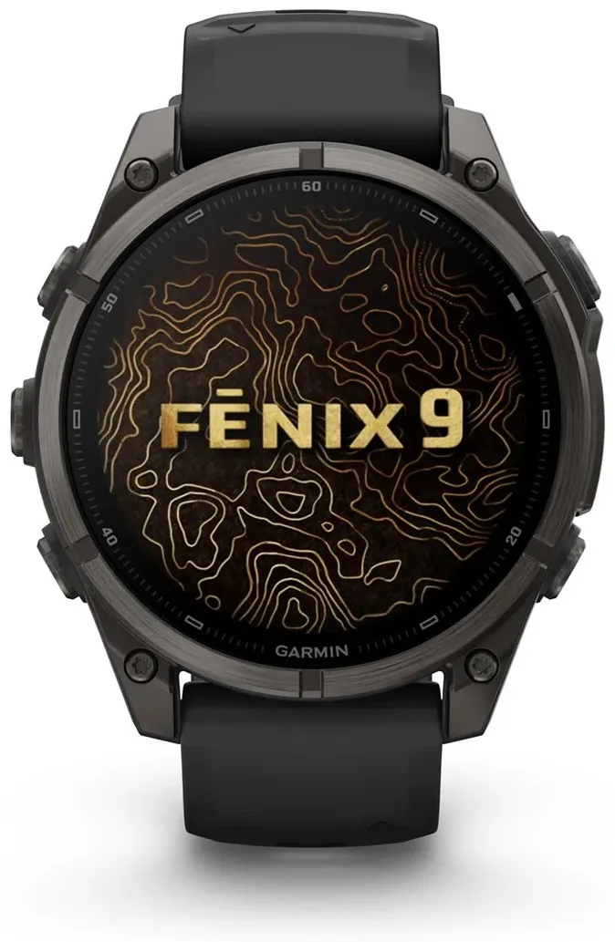 Смарт-часы Garmin Fenix 9 47 мм серый-черный (04762-11)