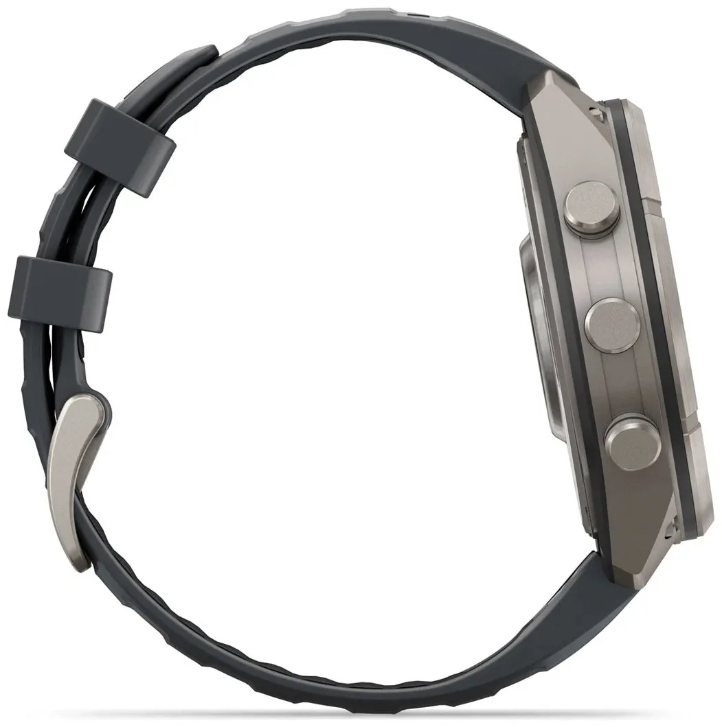 Смарт-часы Garmin Fenix 9 Pro 47 мм серебристый-серый (04336-26)