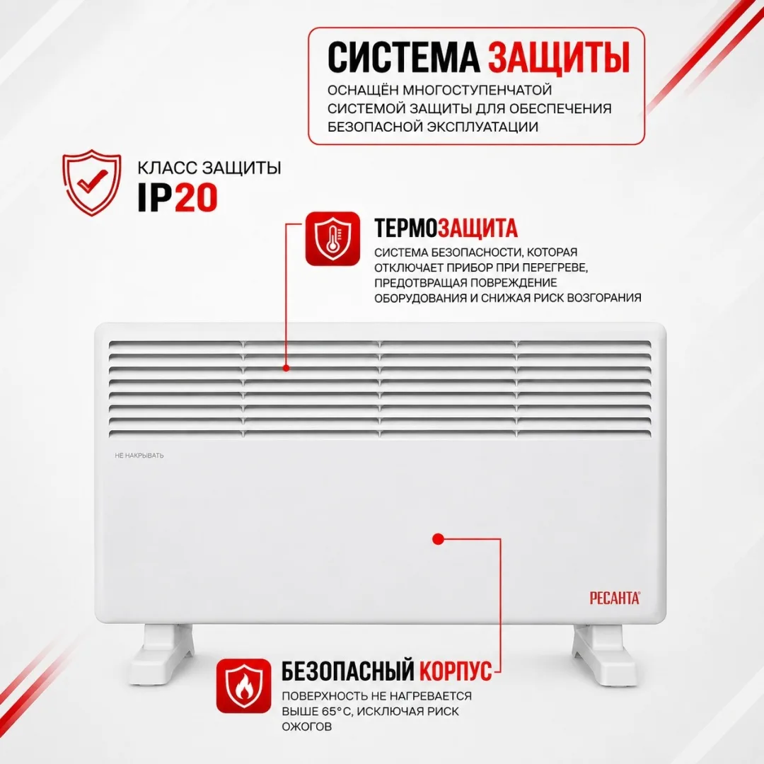 Обогреватель конвекторный Ресанта ОК-1500СН