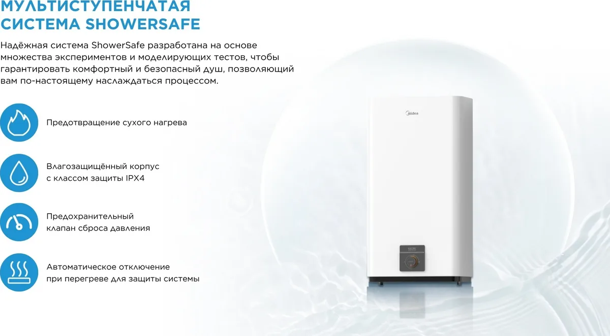 Водонагреватель Midea MWH50-20MD6(CIS)W