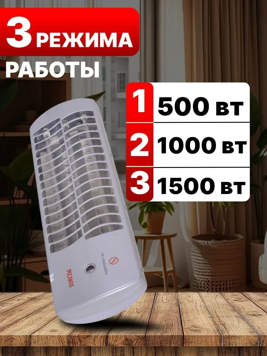Обогреватель инфракрасный Ресанта ИКО-1500Л