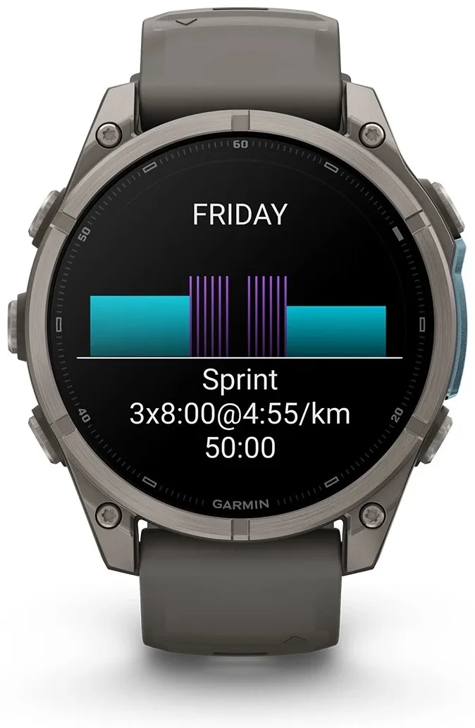 Смарт-часы Garmin Fenix 9 47 мм серебристый-серый (04762-01)