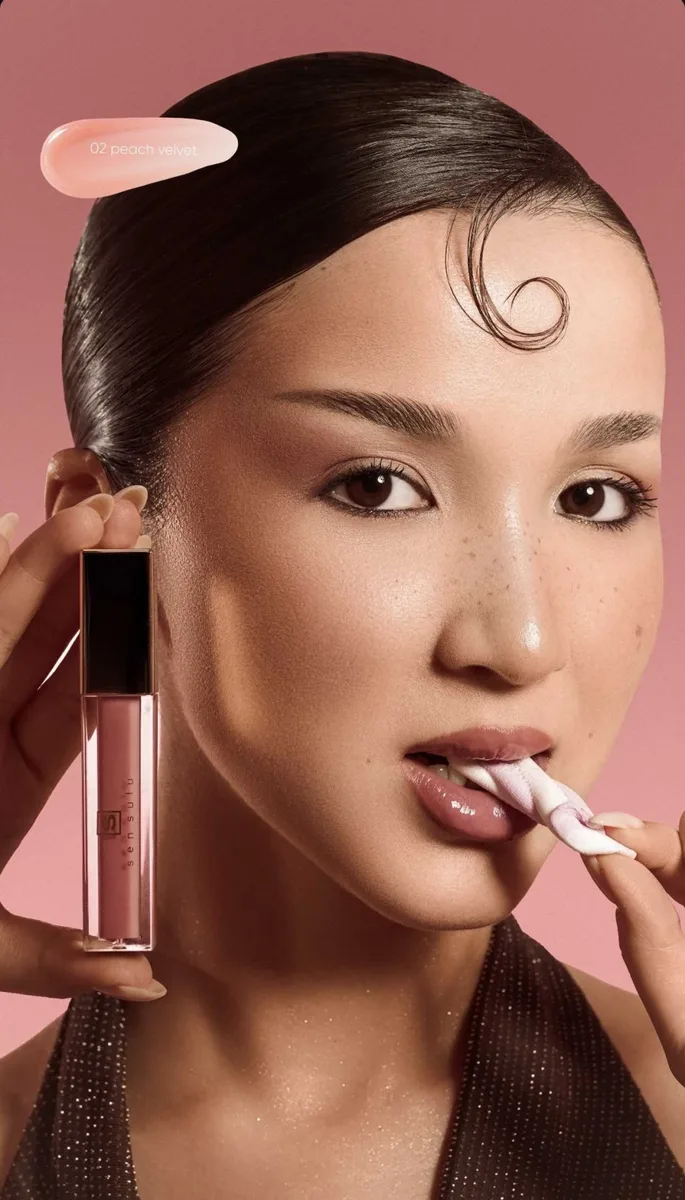 Блеск для губ Sen Sulu 02 Peach Velvet ()