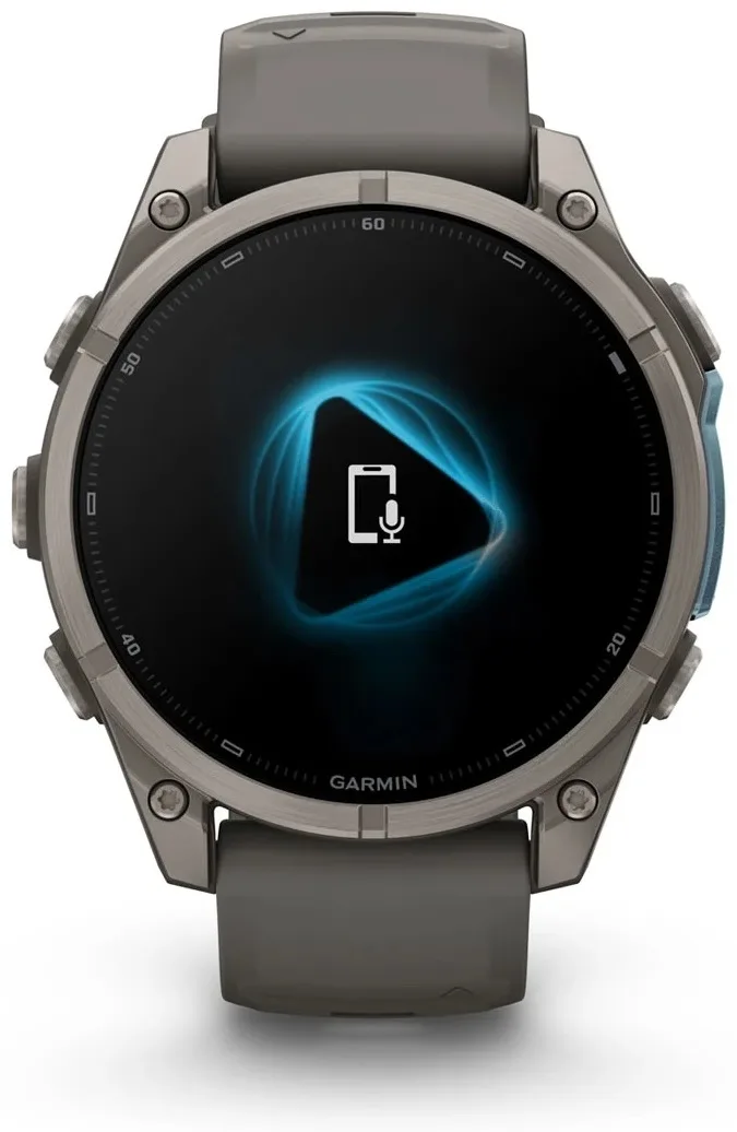 Смарт-часы Garmin Fenix 9 47 мм серебристый-серый (04762-01)