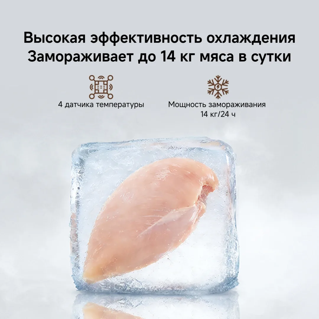 Холодильник Xiaomi Mijia Refrigerator Side-by-Side 603L Темно-Серый