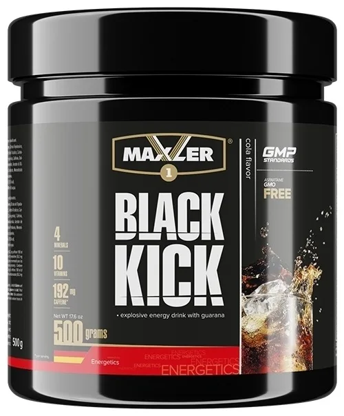 Предтренировочный комплекс Maxler Black Kick Cola 500г (0561)