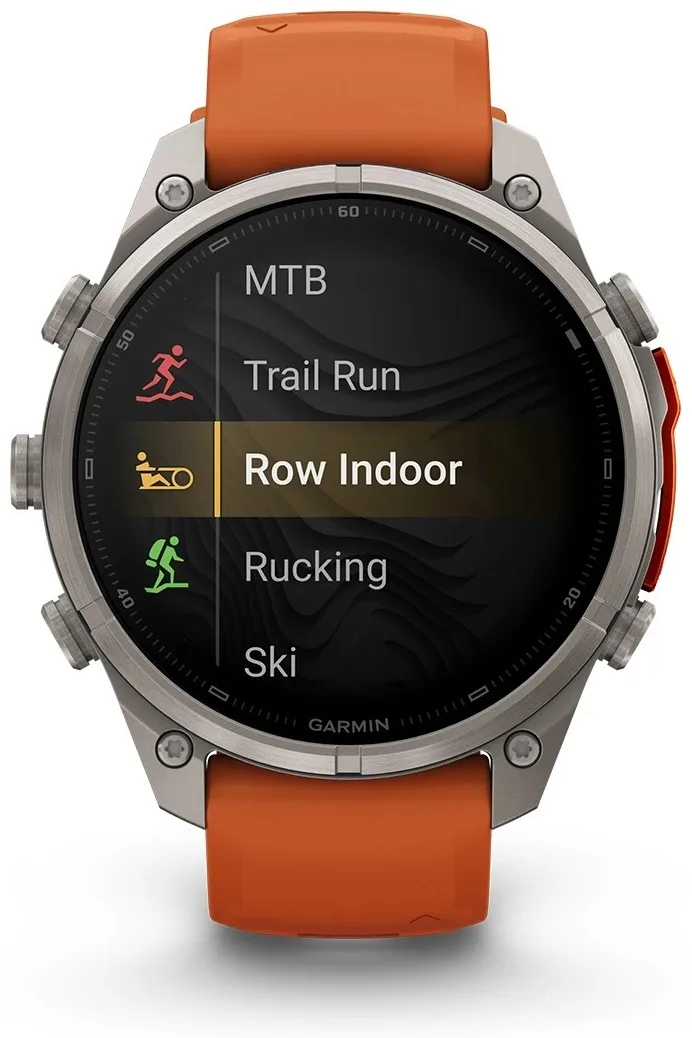 Смарт-часы Garmin Fenix 9 Pro 47 мм серебристый-оранжевый (04336-01)